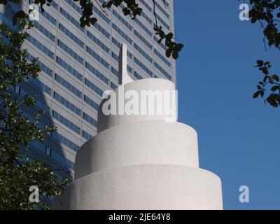 Thanksgiving Square, AT&T Discovery District, plus... Banque D'Images