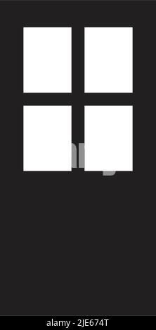 Modèle vectoriel d'inspiration pour le logo de porte Illustration de Vecteur