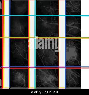 Polarisation abstraite en carrés qui répètent un nombre infini de fois Illustration de Vecteur