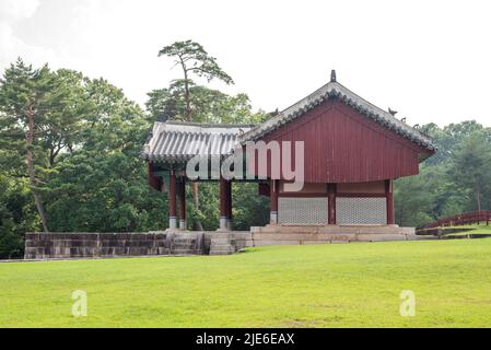 Donggureong est neuf tombes royales de la dynastie Joseon à Guri, province de Gyeonggi en Corée du Sud, le 25 juin 2022 Banque D'Images