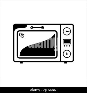 Icône micro-ondes, illustration de l'art vectoriel micro-ondes Illustration de Vecteur