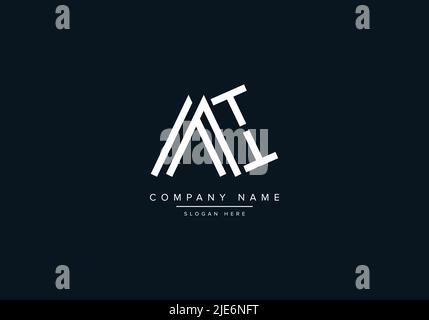 Lettre abstraite alphabétique icône logo ai Illustration de Vecteur
