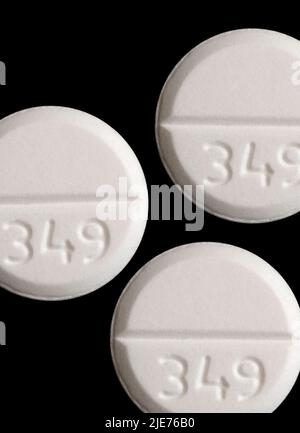 Pilules opioïdes Banque D'Images