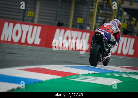 Assen, pays-Bas. 25th juin 2022. Qualifications pour le Grand Prix de Hollande MotoGP Motul TT au circuit Assen. 25 juin 2022 en photo: Martin Clasificacion del Gran Premio Motul TT de MotoGP de Holanda en el Circuito de Assen. 25 de Junio de 2022 POOL/ MotoGP.com/Cordon les images de presse seront à usage éditorial uniquement. Crédit obligatoire: © motogp.com crédit: CORMON PRESSE/Alay Live News Banque D'Images