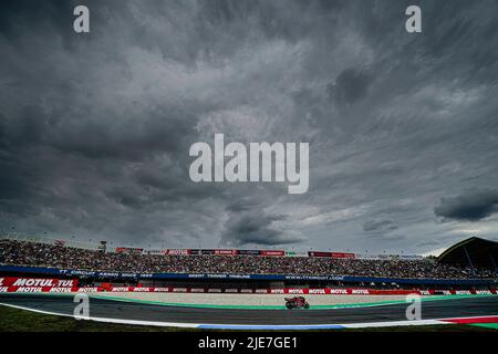 Assen, pays-Bas. 25th juin 2022. Qualifications pour le Grand Prix de Hollande MotoGP Motul TT au circuit Assen. 25 juin 2022 en photo: Clasificacion del Gran Premio Motul TT de MotoGP de Holanda en el Circuito de Assen. 25 de Junio de 2022 POOL/ MotoGP.com/Cordon les images de presse seront à usage éditorial uniquement. Crédit obligatoire: © motogp.com crédit: CORMON PRESSE/Alay Live News Banque D'Images