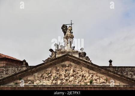 Le Palacio de Raxoi sur la place Obradoiro à Saint-Jacques-de-compostelle Banque D'Images