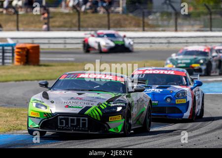 72 GRIZAUD Florent, JIMENEZ Kévin, GPA Racing, Aston Martin Vantage AMR GT4, action pendant la ronde 3rd du Championnat de France FFSA GT 2022, de 24 juin à 26 sur le circuit d’Albi à Albi, France - photo Damien Doumergue / DPPI Banque D'Images