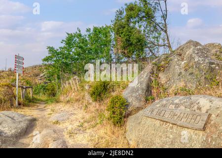 Via del Granito, San Piero, Campo nell'Elba, Elbe, Toscane, Italie Banque D'Images