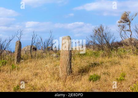 Via del Granito, San Piero, Campo nell'Elba, Elbe, Toscane, Italie Banque D'Images