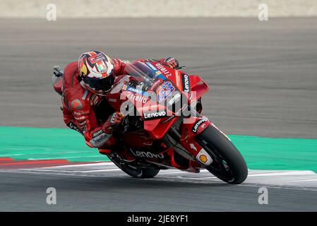 06/26/2022, TT circuit Assen, Assen, Grand Prix des pays-Bas 2022, sur la photo Jack Miller d'Australie, Ducati Lenovo Team Banque D'Images