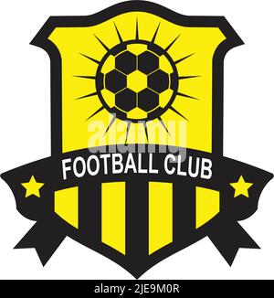 Logo emblème de football modèle vectoriel d'inspiration Illustration de Vecteur