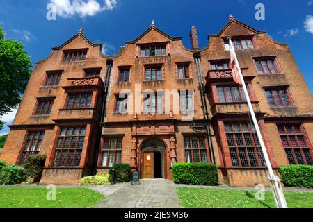 Aberdare Hall female student accommodation, Université de Cardiff, Cardiff, Pays de Galles, Royaume-Uni. Banque D'Images