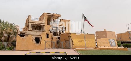 Le musée des martyrs d'Al-Qurain, situé à Koweït, est un musée qui rend compte de la guerre du Golfe Banque D'Images