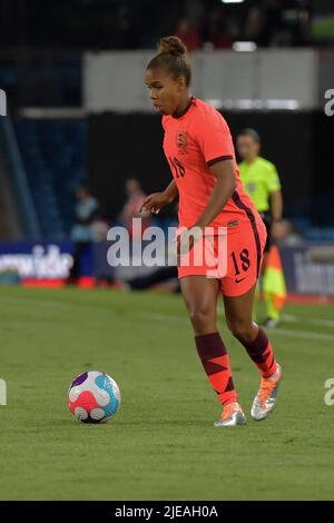 Leeds, Royaume-Uni. 24th juin 2022. LEEDS, ROYAUME-UNI. 24th JUIN Nikita Parris, Angleterre, lors du match international entre England Women et les pays-Bas à Elland Road, Leeds, le vendredi 24th juin 2022. (Crédit : Scott Llewellyn | MI News) crédit : MI News & Sport /Alay Live News Banque D'Images