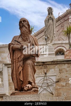 L'église de Sainte Catherine est un couvent à Bethléem adjacent à l'église de la Nativité, construite dans le lieu où le Christ a prédit son martyre Banque D'Images