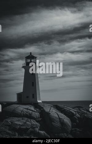 phare peggys point à Peggy's Cove, Nouvelle-Écosse Banque D'Images