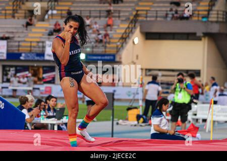 Rieti, Italie. 26th juin 2022. Roberta Bruni (ITA) Carabinieri pendant Campionati Italiani Assoluti di Atletica Leggera (day2), Athlétisme italien à Rieti, Italie, 26 juin 2022 Credit: Independent photo Agency/Alay Live News Banque D'Images