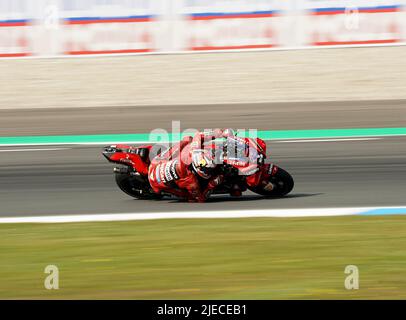 06/26/2022, TT circuit Assen, Assen, Grand Prix des pays-Bas 2022, sur la photo Jack Miller d'Australie, Ducati Lenovo Team Banque D'Images