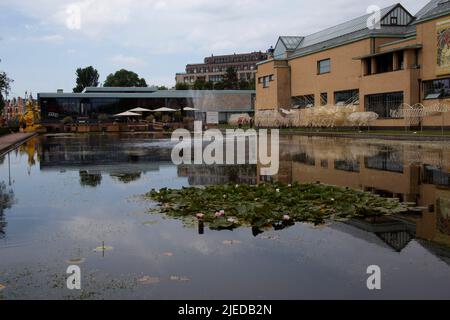 Kunstmuseum Den Haag - Gemeentemuseum Den Haag et le Fotomuseum Den Haag, musée de la photographie, la Haye, pays-Bas Banque D'Images