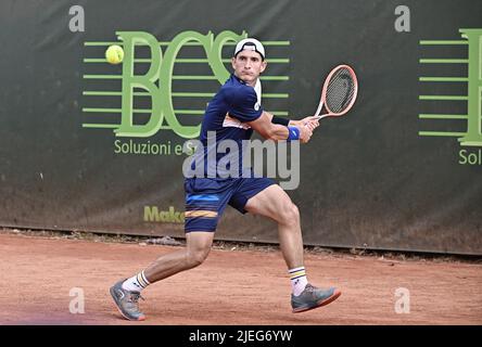 Milan, Italie. 26th juin 2022. 26/06/2022-ATP challenger tour 2022 milan-Aspria tennis Cup-Singles finalFrancesco Passaro(ITA) pendant 2022 ATP Challenger Milano - Aspria tennis Cup, tennis Internationals à Milan, Italie, 26 juin 2022 Credit: Independent photo Agency/Alamy Live News Banque D'Images