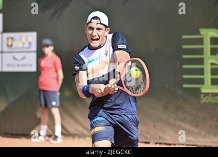 Milan, Italie. 26th juin 2022. 26/06/2022-ATP challenger tour 2022 milan-Aspria tennis Cup-Singles finalFrancesco Passaro(ITA) pendant 2022 ATP Challenger Milano - Aspria tennis Cup, tennis Internationals à Milan, Italie, 26 juin 2022 Credit: Independent photo Agency/Alamy Live News Banque D'Images