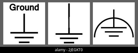 Attention symbole de terre propre et silencieux symbole sur fond blanc Illustration de Vecteur