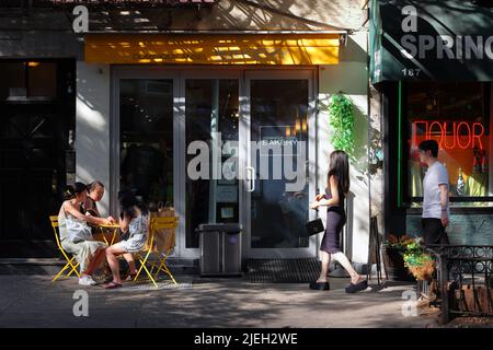 Dominique Ansel Bakery, 189 Spring St, New York, New York, New York photo d'une boulangerie française dans le quartier SoHo à Manhattan. Banque D'Images