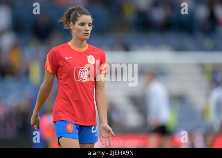 LEEDS - Dominique Janssen des femmes néerlandaises pendant le match amical entre l'Angleterre et les pays-Bas au stade Elland Road sur 24 juin 2022 à Leeds, Royaume-Uni. ANP GERRIT VAN COLOGNE Banque D'Images