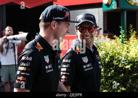 2022 F1 Espagnol GP, circuit de catalunya, Barcelone, espagne, 20/May/2022, numéro 1, Max VERSTAPPEN, Grand Prix de Formule 1 de course de taureau rouge Banque D'Images