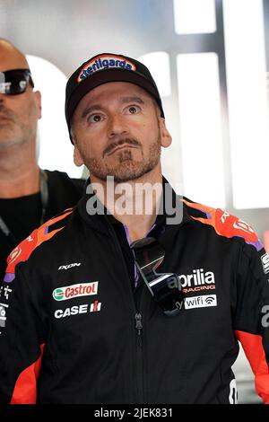 25.06.2022, TT circuit Assen, Assen, GroÃ&#x9F;er Preis der Niederlande 2022, im Bild Max Biaggi Banque D'Images