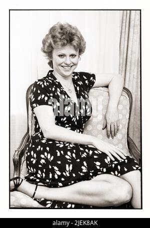 Un portrait posé début 1980s de l'actrice Valeka Gray qui a joué sur plusieurs opéras de savon. À New York Banque D'Images