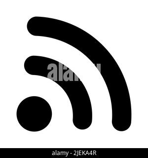 Symbole de réseau sans fil wifi Illustration de Vecteur