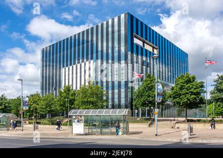 Le noyau à Corby Cube, George Street, Corby, Northamptonshire, Angleterre, Royaume-Uni Banque D'Images