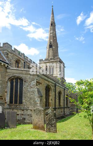 Eglise paroissiale St Mary The Virgin, Church Street, Burton Latimer, Northamptonshire, Angleterre, Royaume-Uni Banque D'Images