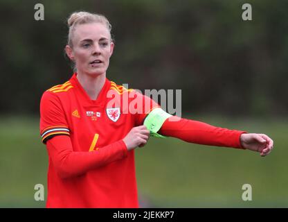 Photo du dossier datée du 09-04-2021 de Sophie Gales, qui admet qu'elle est un « petit peu » jaloux des coéquipiers de Chelsea qui se préparent pour l'Euro 2022 et qui restent discrets sur le groupe WhatsApp de l'équipe. Date de publication : lundi 27 juin 2022. Banque D'Images