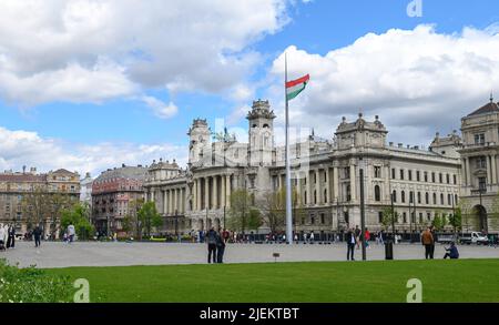 L'ancien bâtiment du Musée hongrois d'Ethnographie à Budapest, Hongrie Banque D'Images