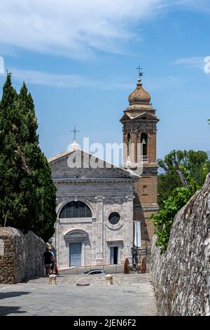 Eglise de Madonna del Soccorso, Montalcino, Italie Banque D'Images