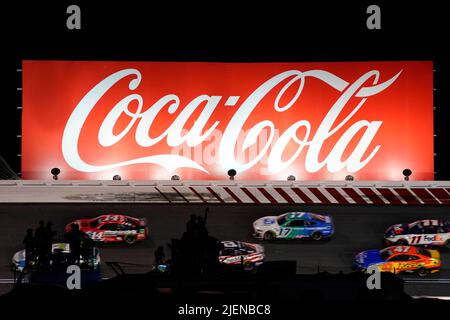 Concord, Caroline du Nord, États-Unis. 29th mai 2022. Ross Chastain prend la piste pour le Coca-Cola 600 au circuit automobile de Charlotte à Concord, en Caroline du Nord. (Image de crédit : © Walter G. Arce Sr./ZUMA Press Wire) Banque D'Images