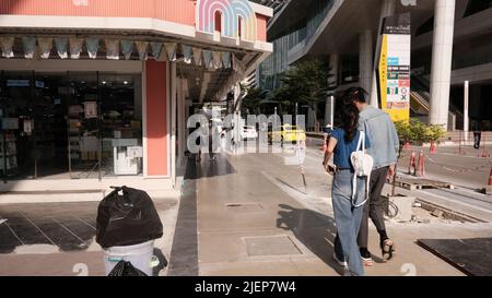 Siam Square zone commerçante des jeunes Bangkok Thaïlande Banque D'Images