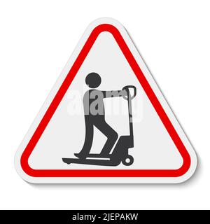 Ne jouez pas avec les scooters Illustration de Vecteur