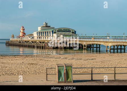 Bournemouth Pier à Dorset, Angleterre, Royaume-Uni Banque D'Images