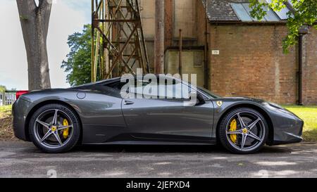 Ferrari 458 Italia «50 JS» exposée au Bicester Scramble le 19th juin 2022 Banque D'Images