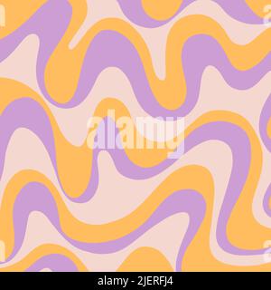 Illustration du vecteur d'arrière-plan abstrait Retro 70s Illustration de Vecteur