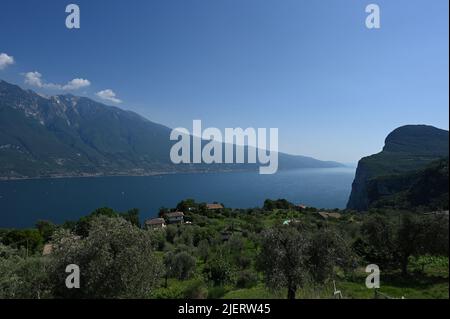 Strada della forra, Tremosine, italie Banque D'Images