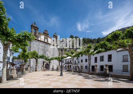 Grazalema Town Plaza. Banque D'Images