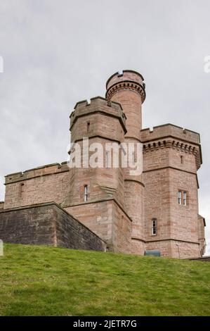 le château de grès d'inverness en écosse Banque D'Images