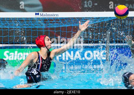 BUDAPEST, HONGRIE - JUIN 28: Anne Colles de France lors des Championnats du monde de la FINA Budapest 2022 quart finale match Italie / France sur 28 juin 2022 à Budapest, Hongrie (photo par Albert Ten Hove/Orange Pictures) Banque D'Images