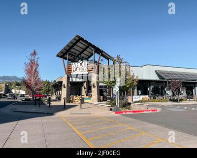 Flagstaff, Arizona, États-Unis. Entrée au marché Wholefoods. Banque D'Images