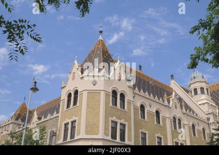 Hôtel de ville Art Nouveau, Kecskemet, Hongrie Banque D'Images