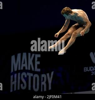 Budapest, Hongrie. 27th juin 2022. WESEMANN Moritz GER 3m. Tremplin semi-fin Diving FINA 19th Championnats du monde Budapest 2022 Budapest, Duna Arena pool 27/06/2022 photo Giorgio Scala/Deepbluemedia/Insidefoto crédit: Insidefoto srl/Alamy Live News Banque D'Images
